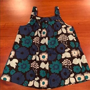 Marimekko pattern dress NWOT button back sundress